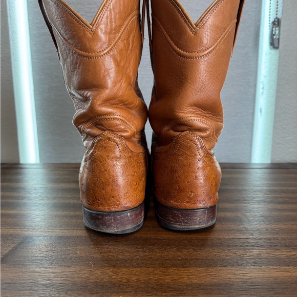 Tecova’s Ostrich Cowboy Boots - Picture 4 of 7